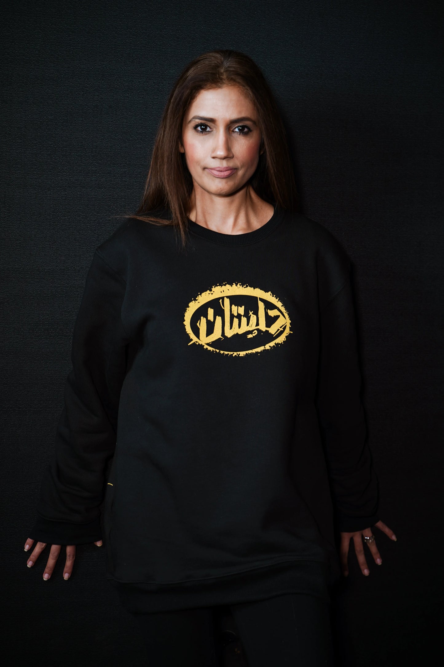 Kozy Black Unisex Relaxed Fit 400 Plus GSM Sweat Shirt - D.Sweatz by Daastaan